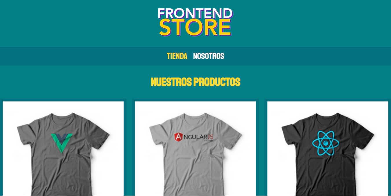 FrontEnd Store - Tienda Online